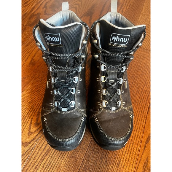 Ahnu Shoes - Ahnu Sugarpine Waterproof Hiking Boots Brown Suede Vibram Womens 8 AF2139BMKB